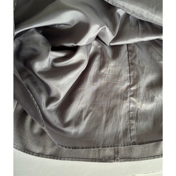 Calvin Klein Womens Grey White Checked Sleeveless A-Line Dress with Belt Size 10 - Picture 7 of 10